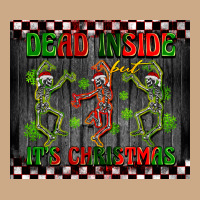 Dead Inside But It's Christmas Dancing Skeletons Vintage Hoodie | Teevron
