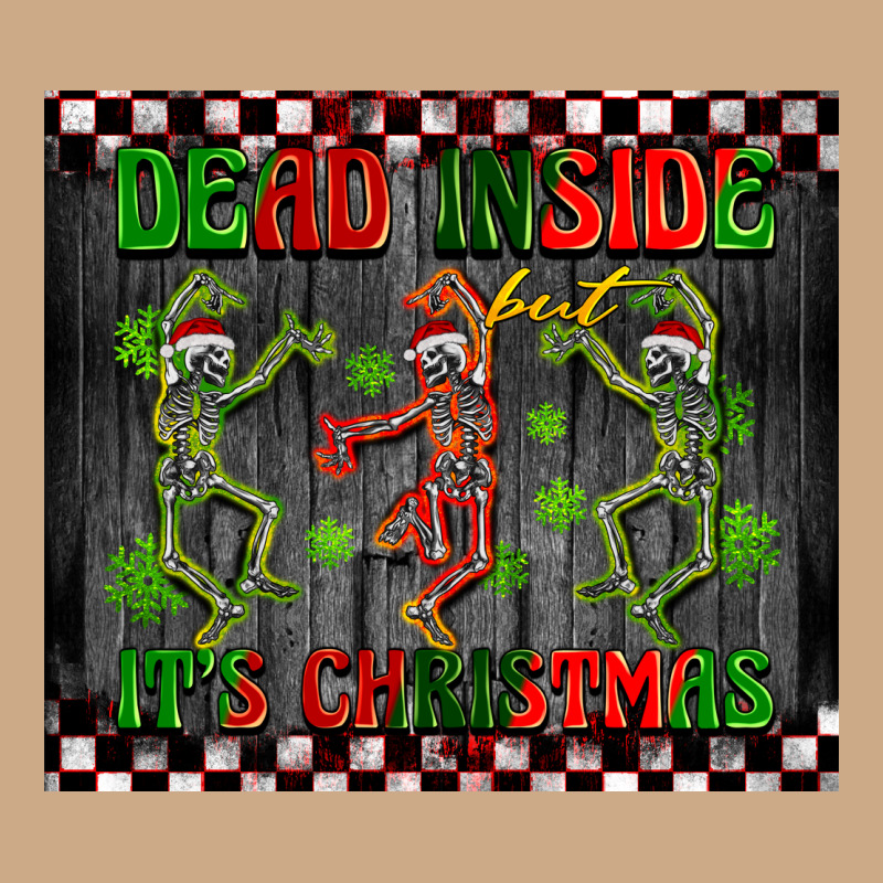 Dead Inside But It's Christmas Dancing Skeletons Vintage Hoodie by BarkalooDesign | Teevron