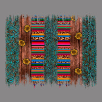 Sunflower Serape Brush Stroke Vintage Tee | Teevron