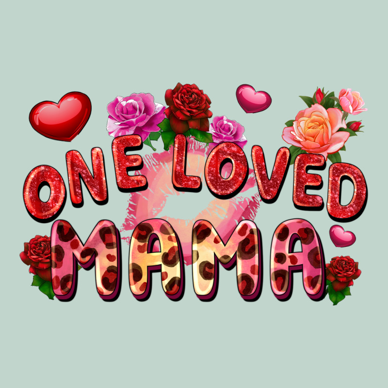 One Loved Mama Valentine's Day Zipper Hoodie by FaDigitalArtStudio | Teevron
