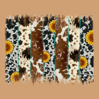 Sunflower Cowhide Brush Stroke Vintage Tee | Teevron
