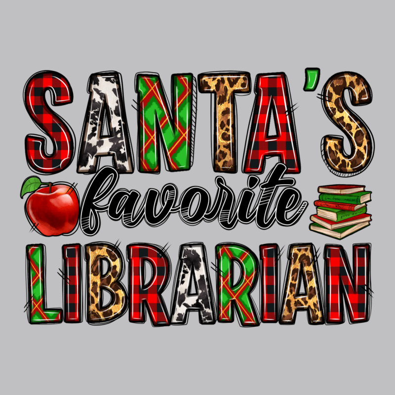 Santa's Favorite Librarian Long Sleeve Tee by Jasminsmagicworld | Teevron