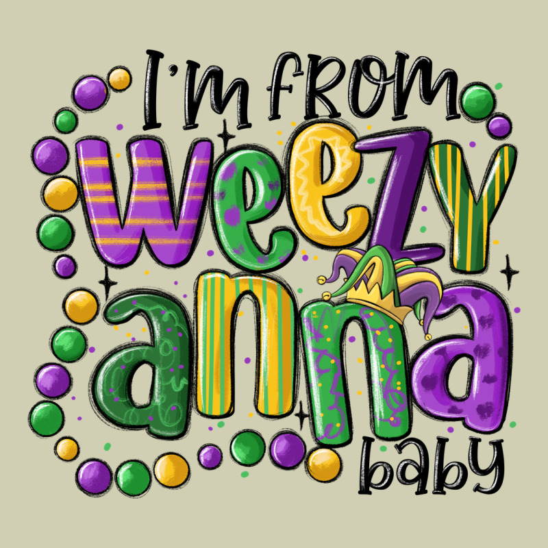 I'm From Weezy Anna Baby Mardi Gras Heavy Core Tee by MaliasSmallBusiness | Teevron