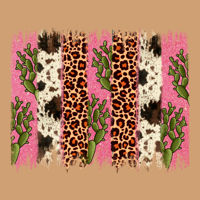 Cactus Leopard Cowhide Brush Stroke Vintage Tee by Artiststas | Teevron