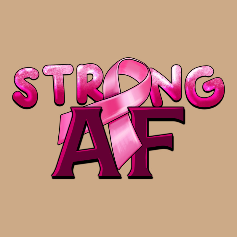 Strong Af Breast Cancer Vintage Hoodie by BarkalooDesign | Teevron