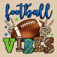 Football Vibes Green And Blue Heavyweight Sweatshirt | Teevron