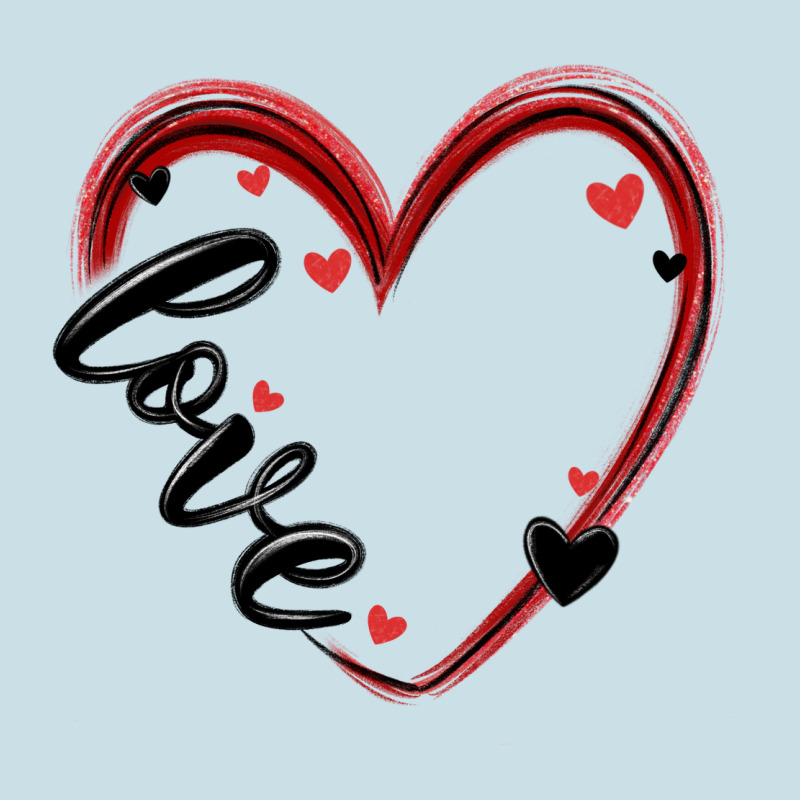 Valentines Day Heart Ladies Tee by MaliasSmallBusiness | Teevron