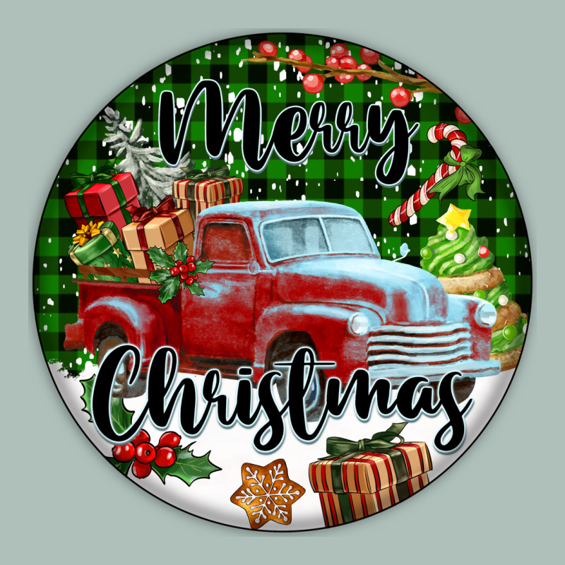 Merry Christmas Truck Heavyweight Hoodie by FaDigitalArtStudio | Teevron