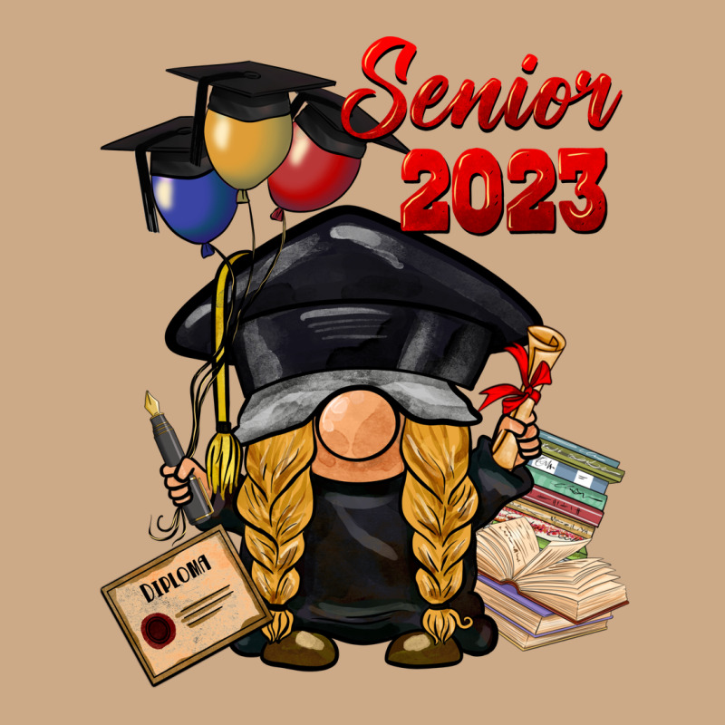 Senior 2023 Gnome Vintage Hoodie by BarkalooDesign | Teevron