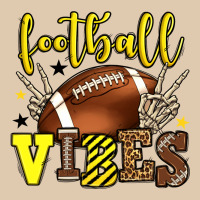 Football Vibes Yellow And Black Team Color Heavyweight Sweatshirt | Teevron