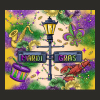 Mardi Gras Street Lights Heavy Core Tee | Teevron