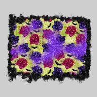 Halloween Bat And Roses Background Premium Sweatshirt | Teevron