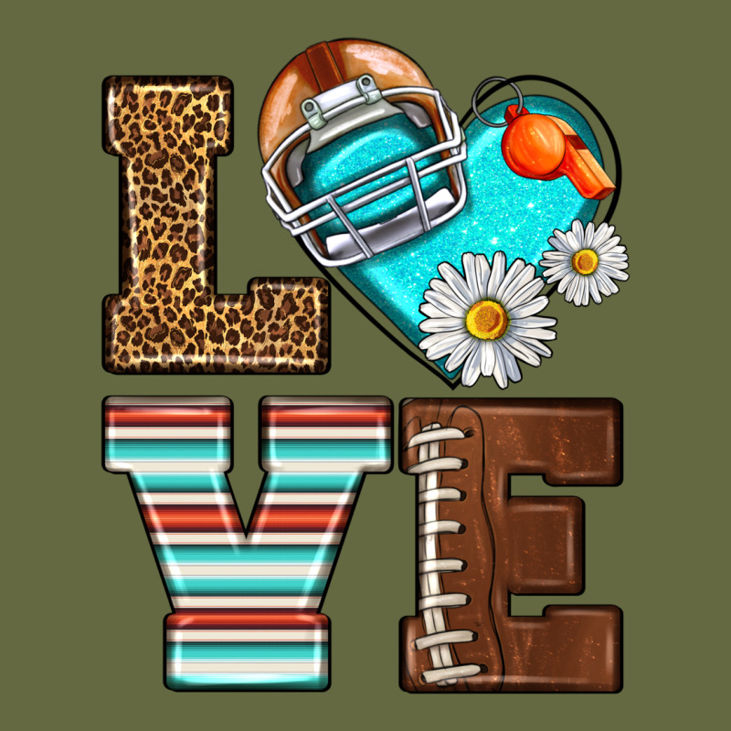 American Football Love And Helmet Long Sleeve Tee by NancyCooperArtShop | Teevron