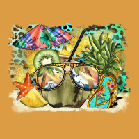 Coconut With Fruits  Background Urban Heavy Tee | Teevron