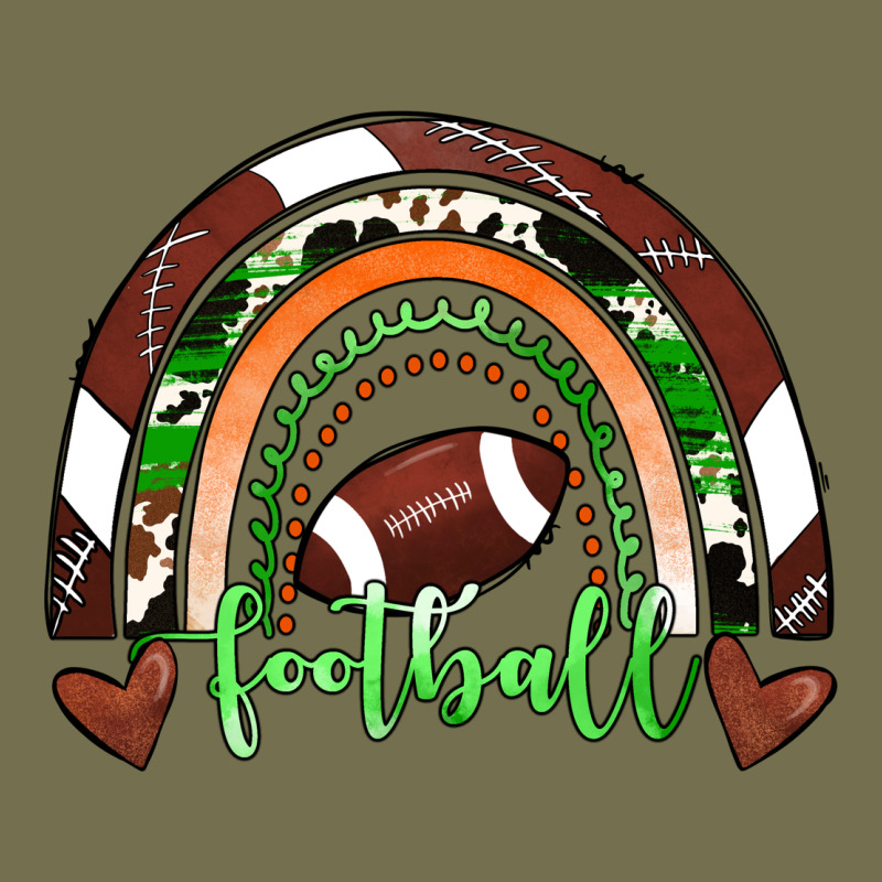 Football Rainbow Vintage Hoodie by RanaPortraitStore | Teevron