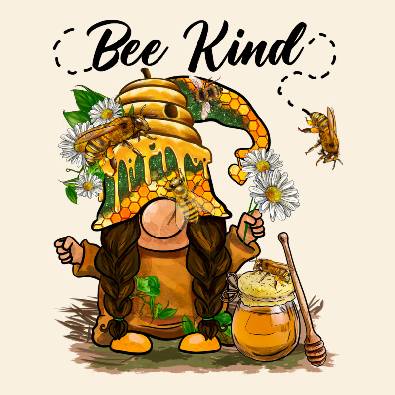 Bee Kind Gnome Vintage Hoodie by BarkalooDesign | Teevron