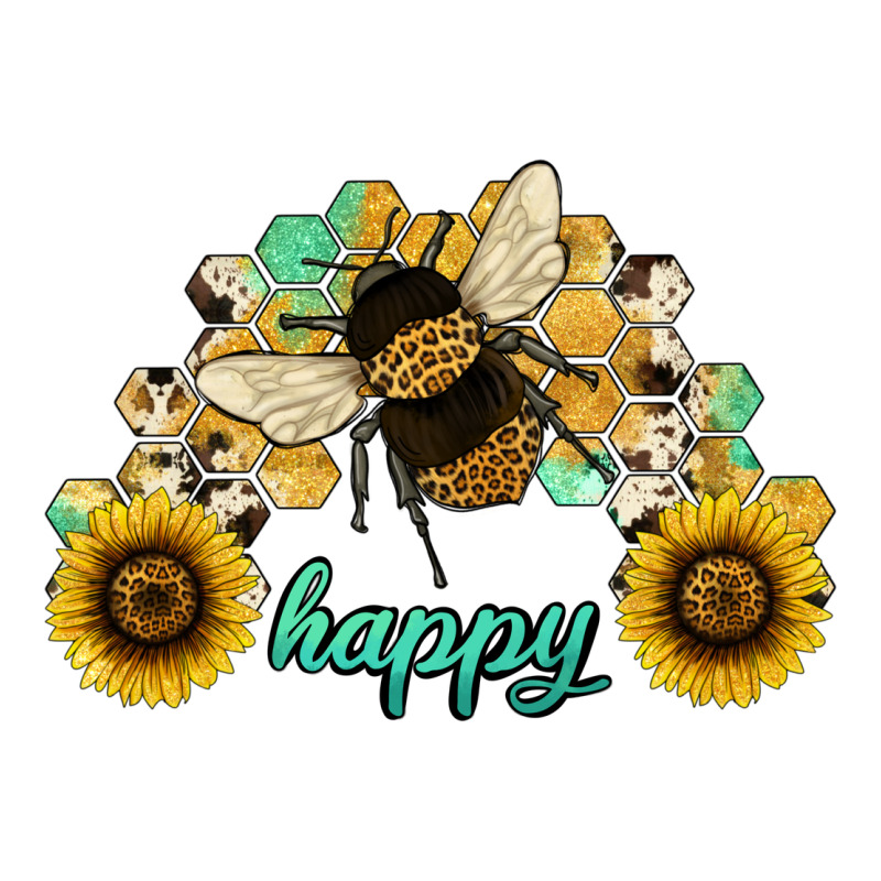 Bee Happy Honey Comb Classic Tee by JahusDesignShop | Teevron