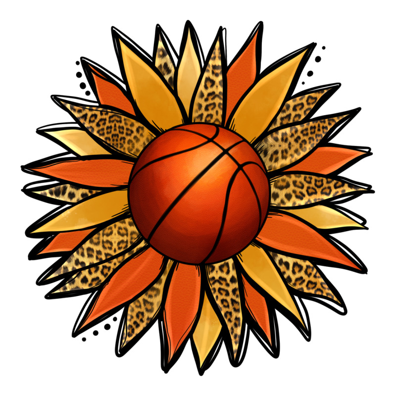 Basketball Sunflower Ladies Tee by Jasminsmagicworld | Teevron