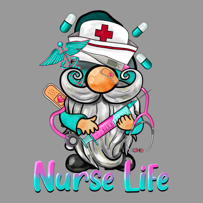 Nurse Life  Gnome Vintage Hoodie by BarkalooDesign | Teevron