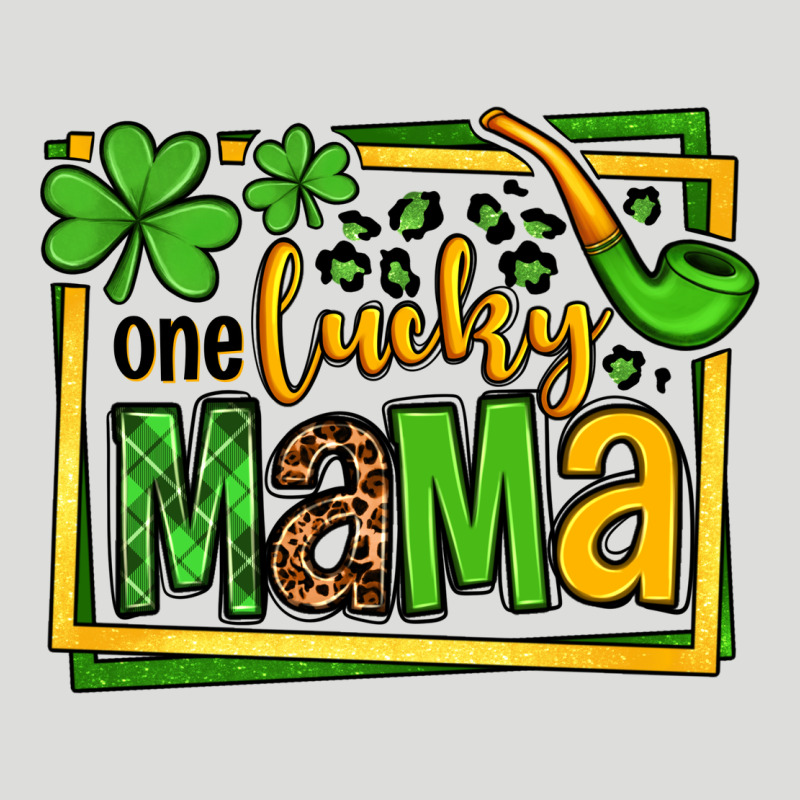 One Lucky Mama St. Patrick's Zipper Hoodie by OliviaCreatesArt | Teevron