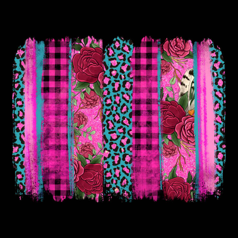 Valentine's Day Floral Leopard Brushstroke Heavy Core Tee by AdoDesignShop | Teevron