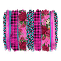 valentine's day floral leopard brushstroke | Teevron