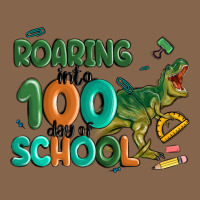Roaring Into 100 Day Of School Premium Tee | Teevron