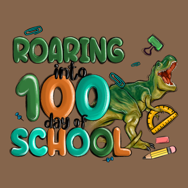 Roaring Into 100 Day Of School Premium Tee by MaliasSmallBusiness | Teevron