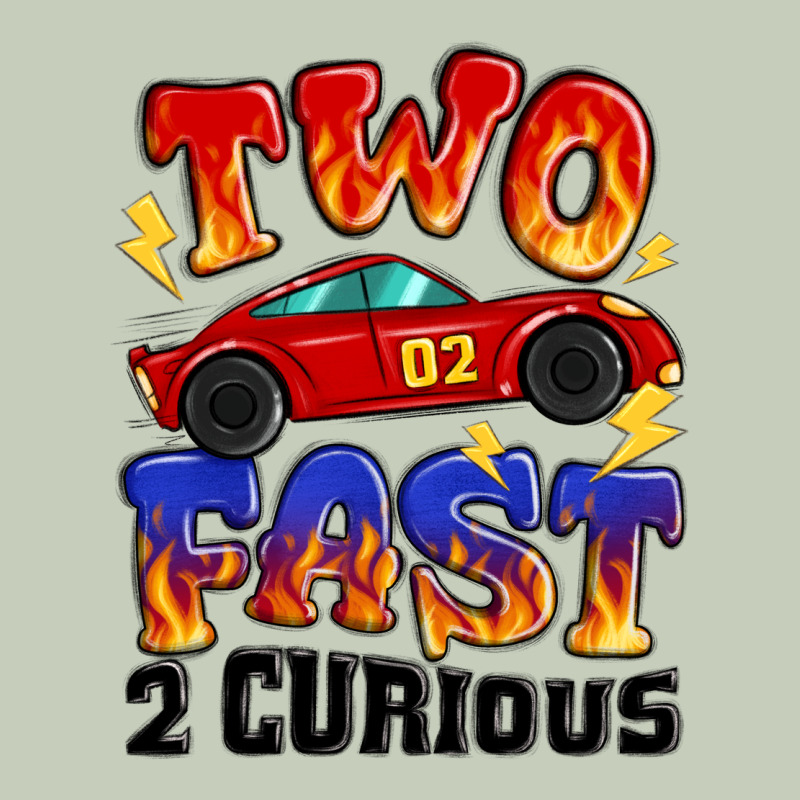 Two Fast Two Curious Boys Birthday Racing Car Ladies Tee by MaliasSmallBusiness | Teevron
