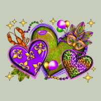 Mardi Gras Hearts Long Sleeve Tee | Teevron