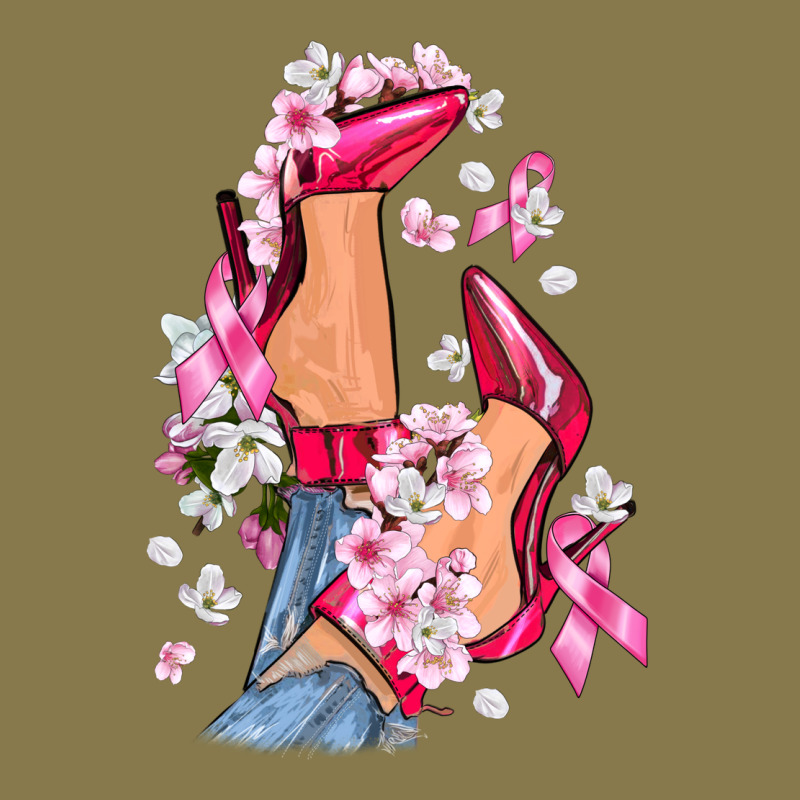 Cancer High Heels Breast Cancer Premium Hoodie by FaDigitalArtStudio | Teevron