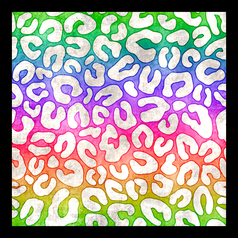 Watercolor Rainbow Leopard Seamless Pattern Premium Sweatshirt by BundleAndBundleShop | Teevron