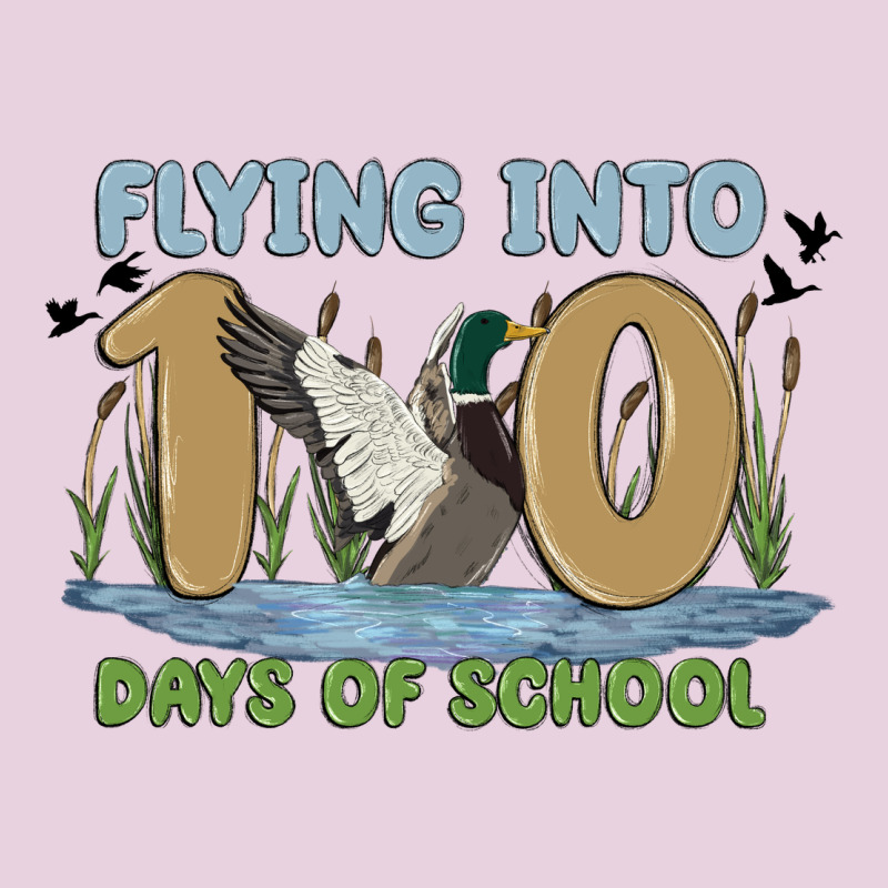 Flying Into 100 Days Of School Ladies Tee by MaliasSmallBusiness | Teevron