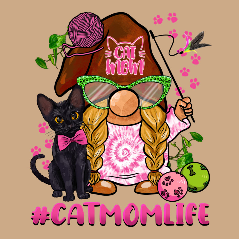 Cat Mom  Life Gnome Vintage Hoodie by BarkalooDesign | Teevron