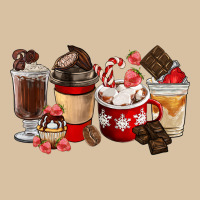 Chocolate Love Coffee Cups Heavyweight Hoodie | Teevron