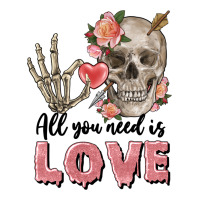 Skull all you need is love | Teevron