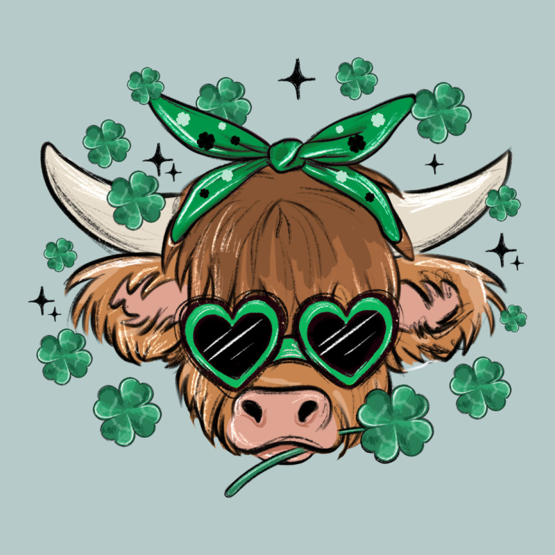 St Patrick's Day Cow Heavy Core Tee by MaliasSmallBusiness | Teevron