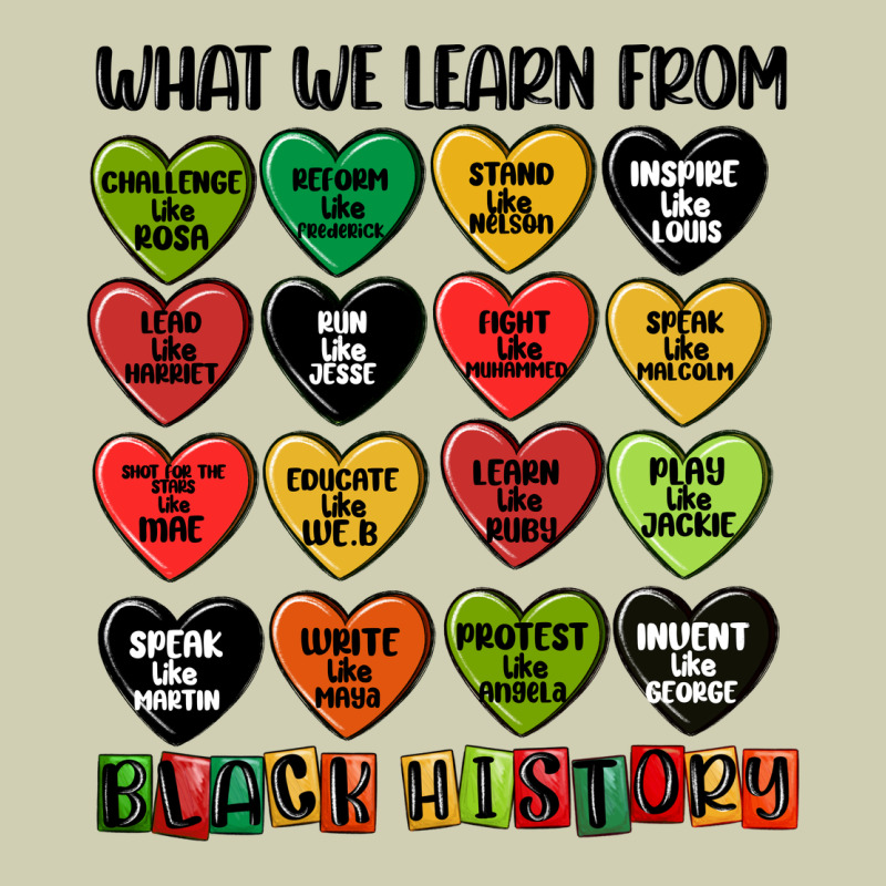 What We Learn From Black History Heavy Core Tee by MaliasSmallBusiness | Teevron