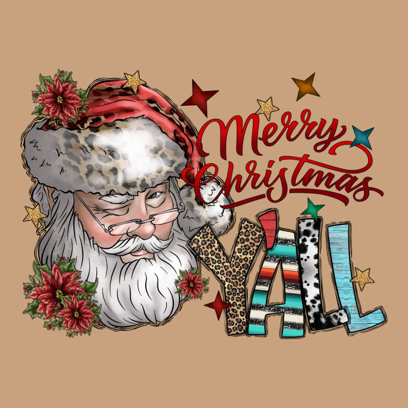 Merry Christmas Yall Vintage Tee by SublimationCraftShop | Teevron