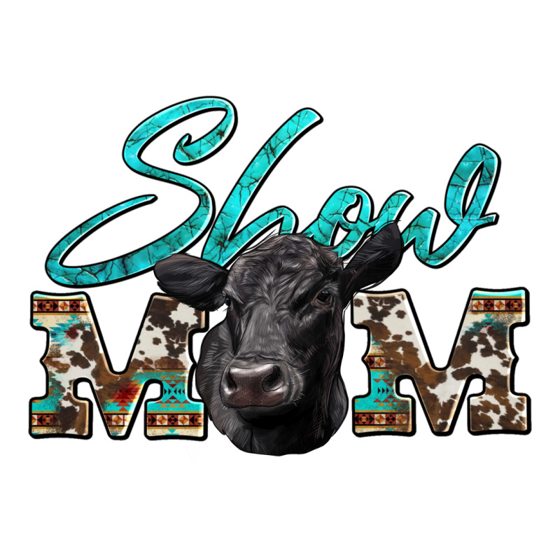 Show Mom Aztec Cowhide Black Angus Classic Tee by Artiststas | Teevron