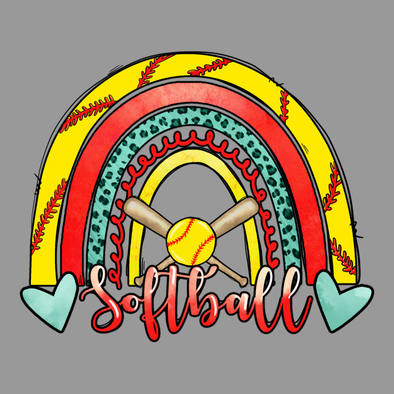 Softball Rainbow Vintage Hoodie by RanaPortraitStore | Teevron