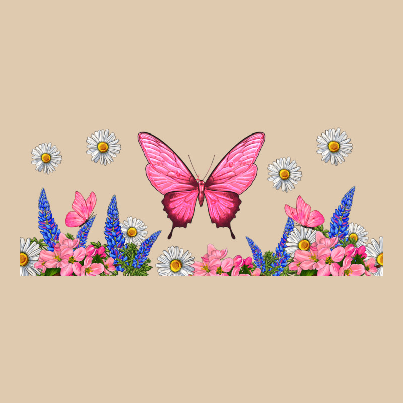 Butterflies And Flowers Heavyweight Sweatshirt by TumblerDesignByShophia | Teevron