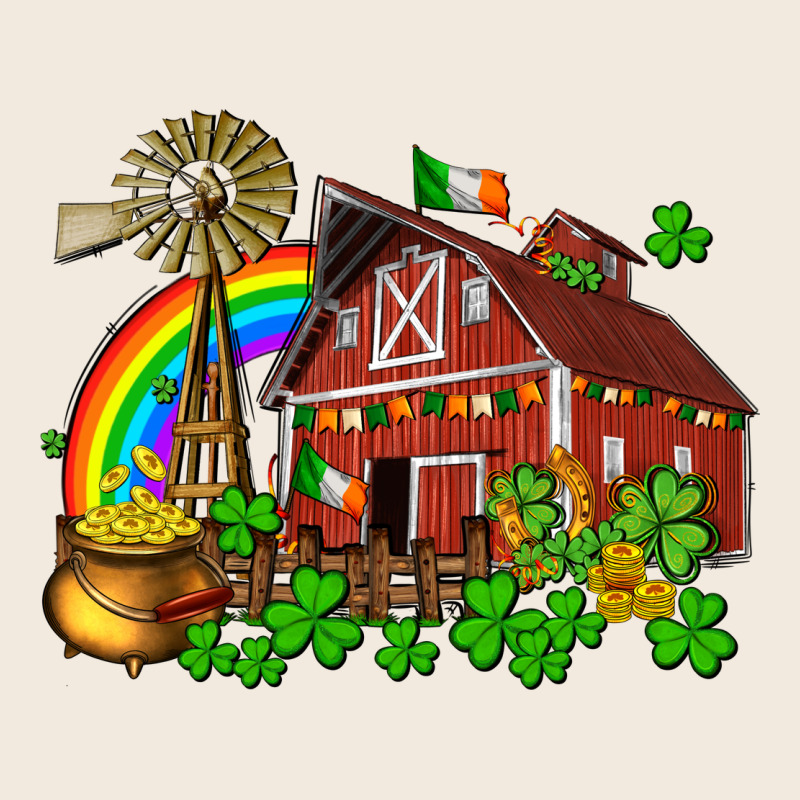 St. Patrick's Farm With Gold Zipper Hoodie by OliviaCreatesArt | Teevron