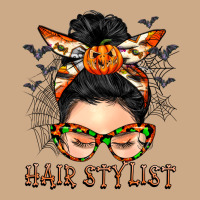 Hair Stylist Messy Bun Vintage Hoodie | Teevron