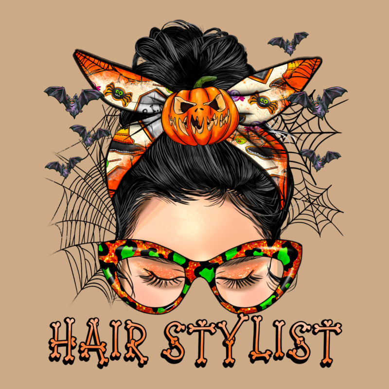 Hair Stylist Messy Bun Vintage Hoodie by BarkalooDesign | Teevron