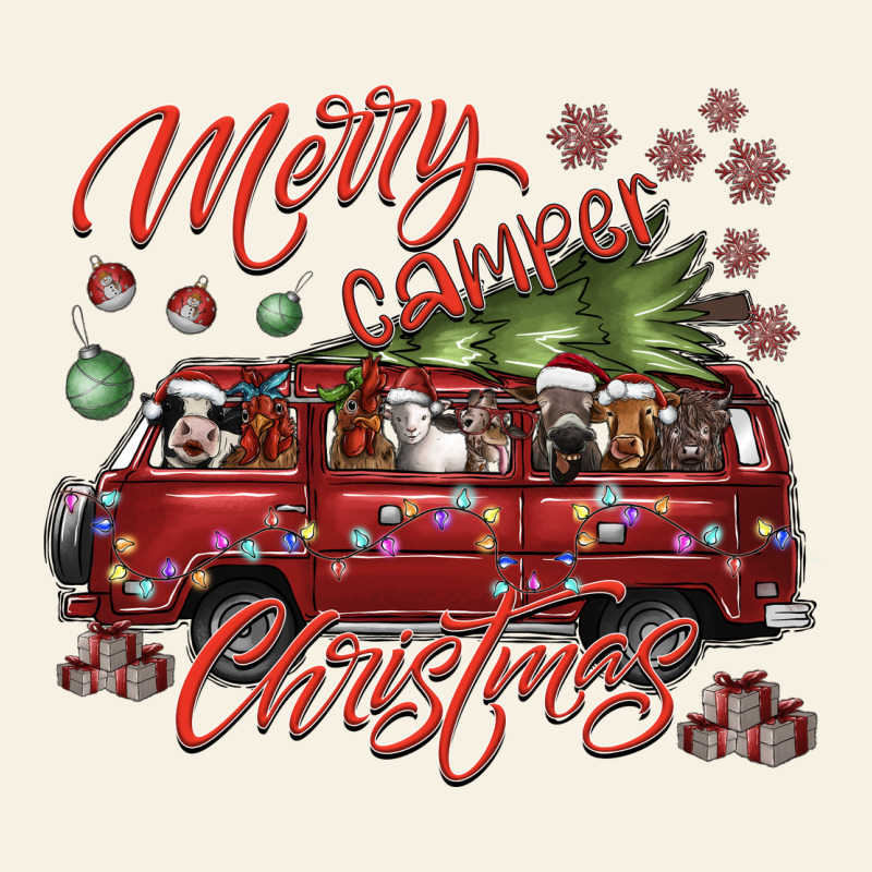 Merrycamperchristmas Vintage Tee by SublimationCraftShop | Teevron