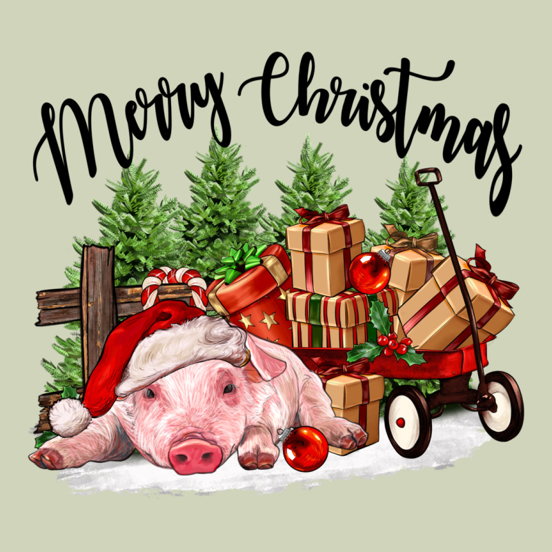Merry Christmas Pig Heavyweight Hoodie by FaDigitalArtStudio | Teevron