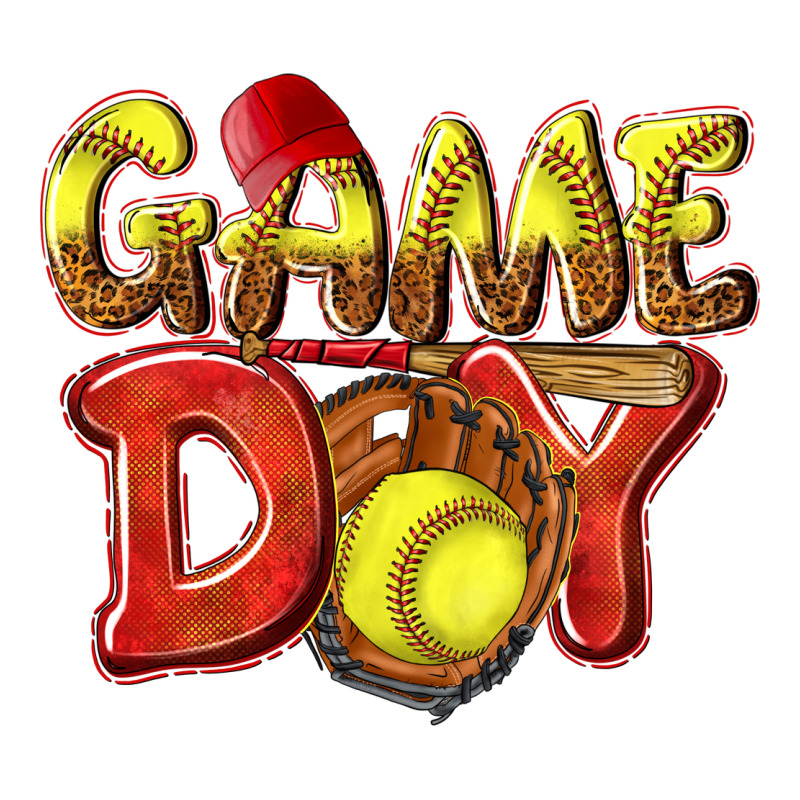Game Day Softball Long Sleeve Tee by NancyCooperArtShop | Teevron