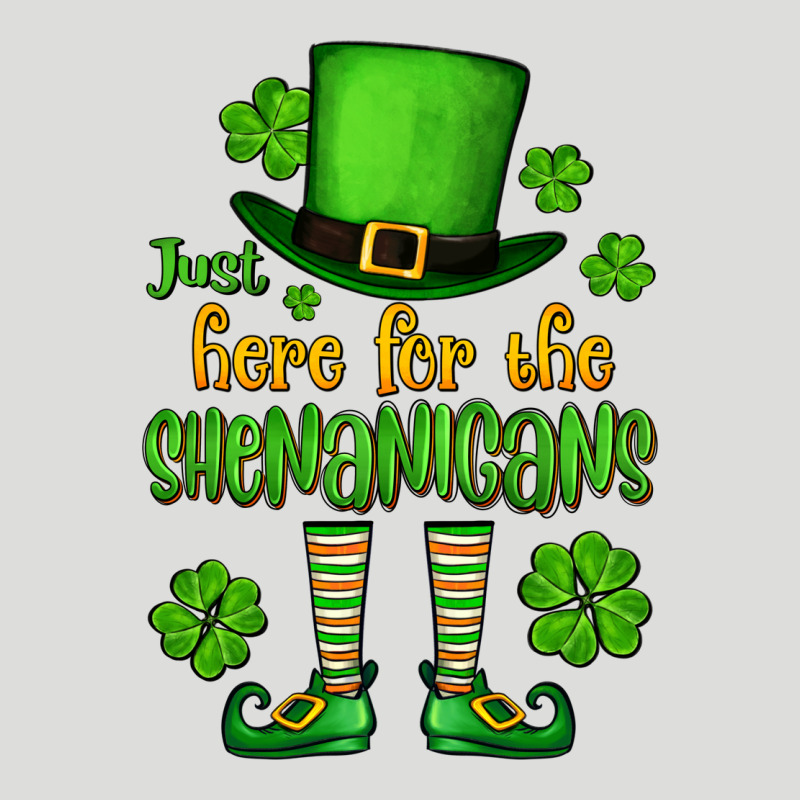 Just Here For The Shenanigans St. Patrick's Zipper Hoodie by OliviaCreatesArt | Teevron