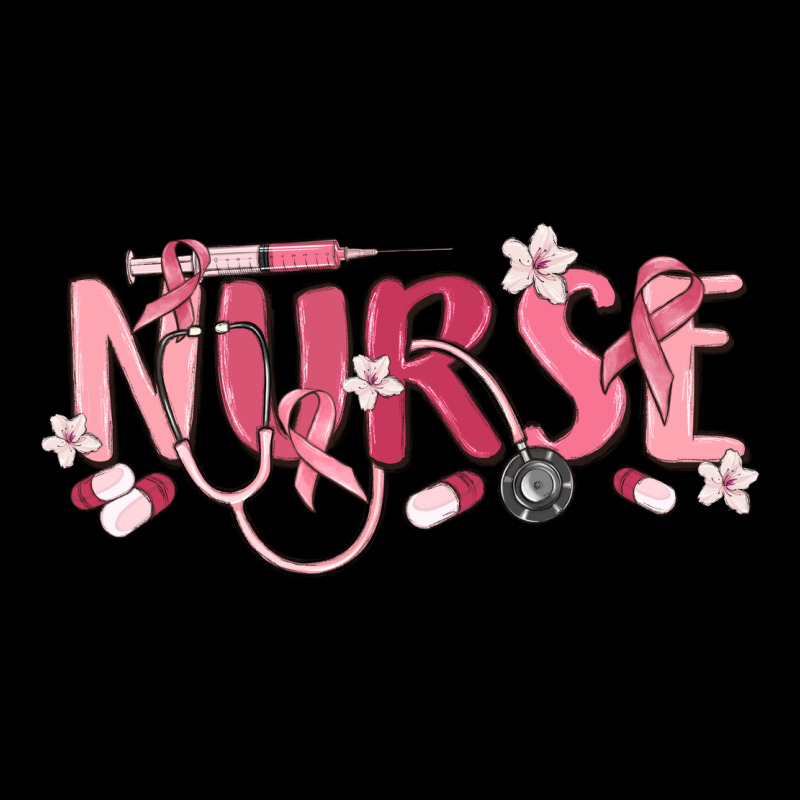 Nurse Breast Cancer Awareness Heavy Core Tee by MaliasSmallBusiness | Teevron